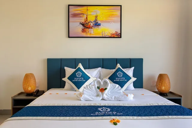 غرفة سوبيريور بسرير كينج، Aurora Riverside Hotel 4/7