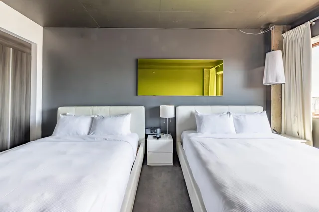 غرفة ديلوكس بسرير مزدوج أو سريرين منفصلين، Hotel Zero 1 5/9