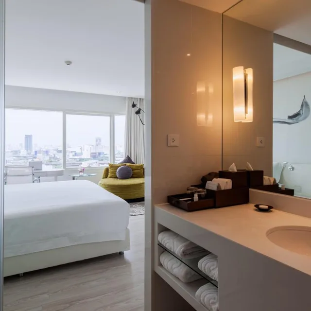 غرفة سوبيريور بسرير مزدوج، Centara Watergate Pavilion Hotel Bangkok 7/7