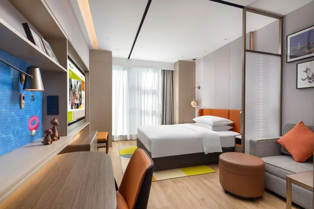 غرفة كومفورت بسرير كوين، Home2 Suites by Hilton Chongqing Yubei 1/1