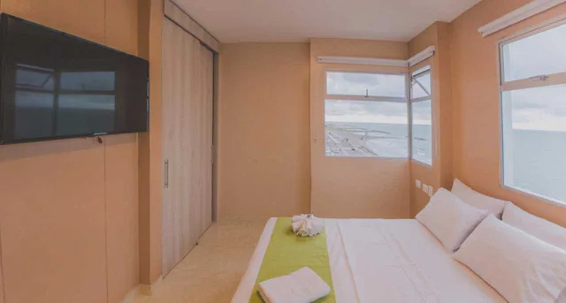 غرفة بسرير مزدوج بإطلالة على البحر، Hotel Aixo Suites By Geh Suites 4/7
