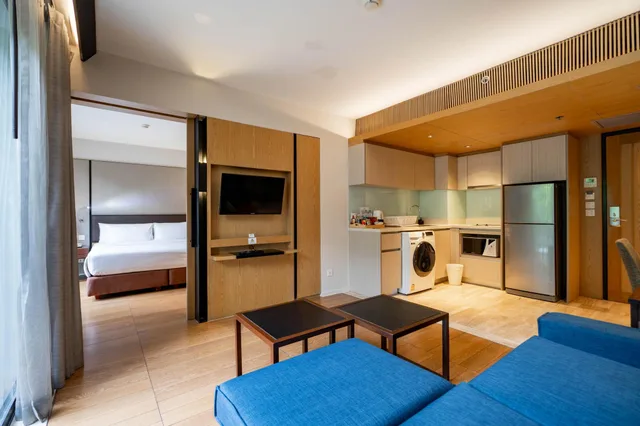 جناح ديلوكس بسرير مزدوج بغرفة نوم واحدة، Arcadia Suites Bangkok 1/1