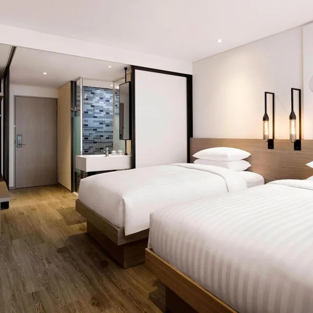 غرفة بريميير بسريرين منفصلين في طابق مرتفع، Fairfield By Marriott Busan 2/10
