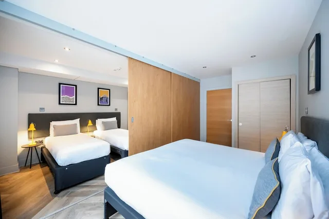 2 Bedrooms, Open Plan, Apartment, Twin Beds, Sofa, Staycity Aparthotels West End 6/10