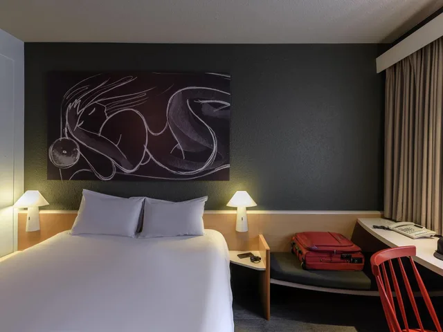 غرفة قياسية بسرير كوين، Ibis Muenchen Parkstadt Schwabing 3/10