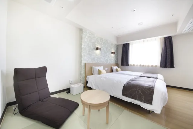 غرفة بسريرين منفصلين، Hotel Lifetree Hitachinoushiku 3/4