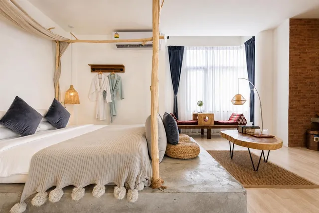 غرفة عائلية بحوض استحمام، Yolo Bangkok Boutique Hotel 6/9