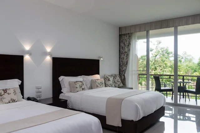 غرفة ديلوكس بسريرين كوين، Suansaiyok Resort 1/2