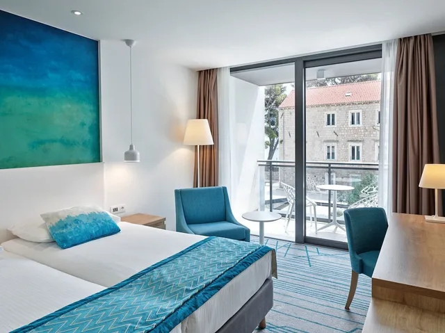 غرفة قياسية بسريرين منفصلين بشرفة، Maistra Select Mlini Hotel 1/4
