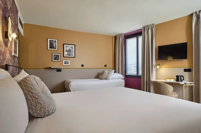 غرفة ثلاثية بسرير مزدوج وسرير فردي، Hotel Josephine & SPA by HappyCulture 1/8