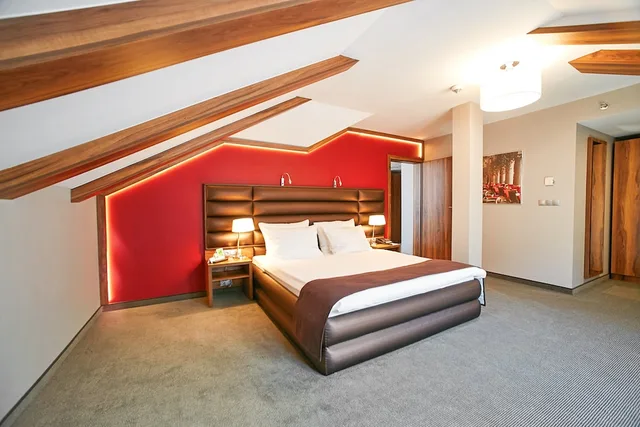 جناح بسرير كينج بغرفة نوم واحدة مع أريكة، Holiday Inn Krakow City Center 1/6