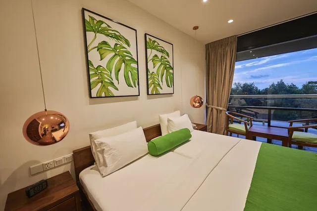 غرفة ديلوكس بسريرين منفصلين بإطلالة على الحديقة، Agnus Luxury Villa - Unawatuna 7/10