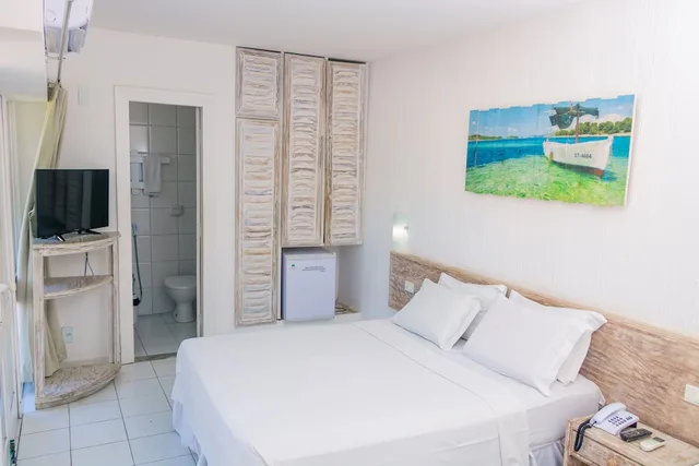 غرفة قياسية بسرير مزدوج، Bosque Do Porto Praia Hotel 10/10