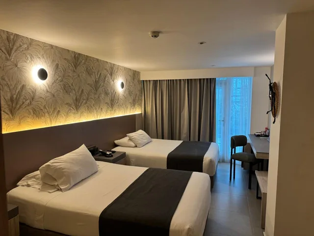 غرفة قياسية بسريرين منفصلين بإطلالة، Zione Luxury Hotel Pereira 2/10
