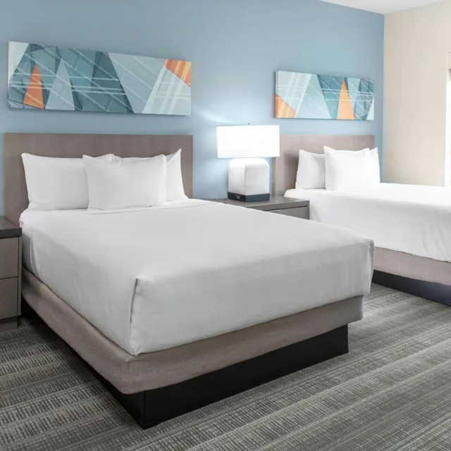 جناح استوديو بسريرين كوين مع أريكة بمطبخ، Hyatt House Charlotte Rea Farms 1/2