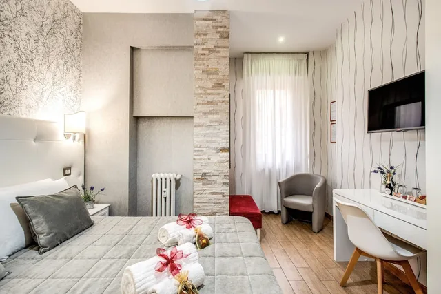 غرفة قياسية ثلاثية بسرير مزدوج، Santamaggiore Inn 6/10