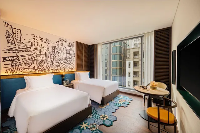 غرفة قياسية بسريرين منفصلين، Hotel Indigo Saigon the City by IHG 2/5