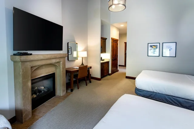 غرفة ديلوكس بسريرين كوين بشرفة، Hyatt at the Canyons by Park City Vacations 3/8