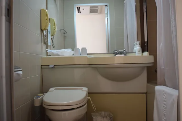 غرفة يابانية غربية بسريرين منفصلين وفرشتي فوتون، Asakusa Central Hotel 3/6