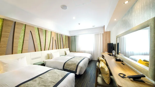 غرفة سوبيريور بسريرين منفصلين مع أريكة، Hotel Torifito Naha Asahibashi 4/10