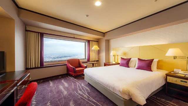 Upper, Premium, Double Bed, Night View، Okura Act City Hotel Hamamatsu 1/1