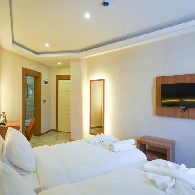 غرفة بسرير مزدوج أو سريرين منفصلين، UGURLU HOTEL 7/10
