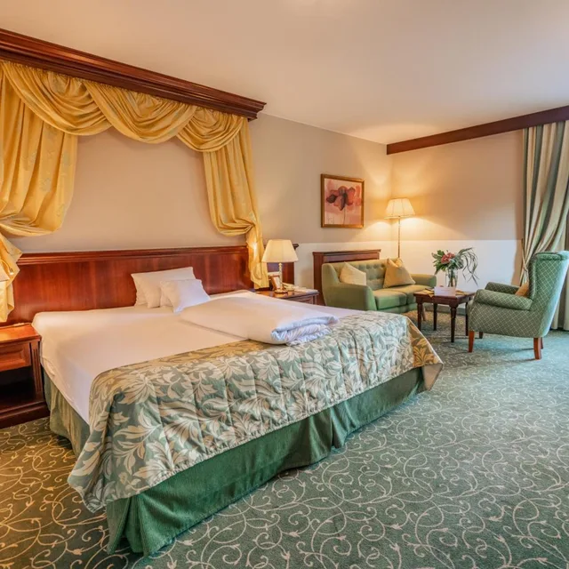 جناح سوبيريور بسرير كينج بإطلالة على النهر، Grandhotel Lienz 3/10