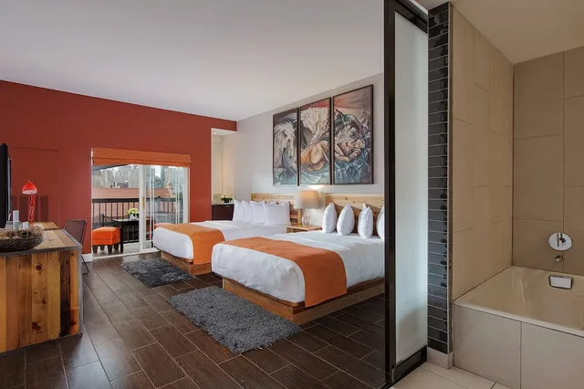 Deluxe, Suite, Bunk Bed, 2 Queen Beds, Accessible, Ravel Hotel Trademark Collection By Wyndham 1/3
