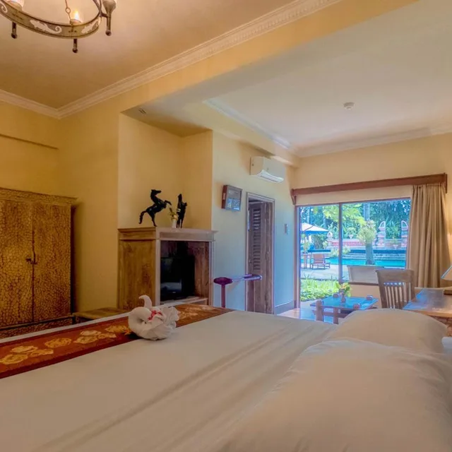 جناح جونيور بسرير مزدوج بإطلالة على المسبح، The Jayakarta Lombok Beach Resort and Spa 2/8