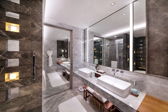 غرفة بزنس بسرير كينج وسرير كوين، The Anandi Hotel and Spa Shanghai 1/1