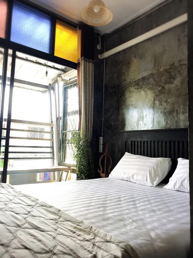 Room, Queen Bed, Private Bathroom, Balcony, Retro Lanna Hostel Chiangmai 1/4