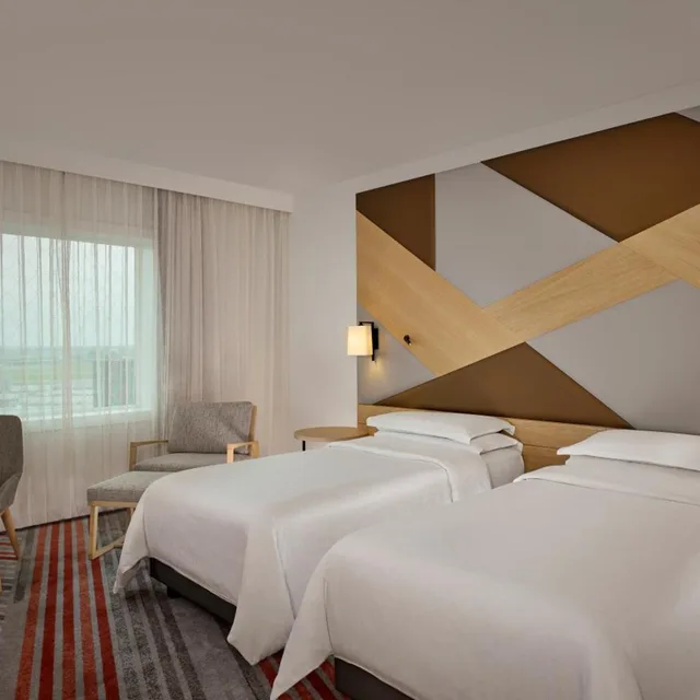 Deluxe, Twin Beds, Airport View، Sheraton Amsterdam Airport 3/4
