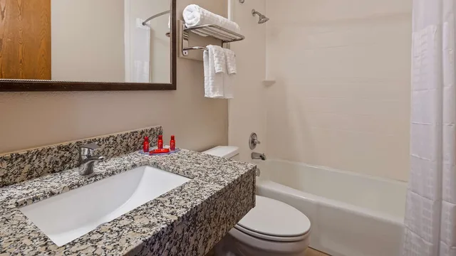 غرفة بسرير كينج، Ramada by Wyndham Cedar Rapids South 1/2