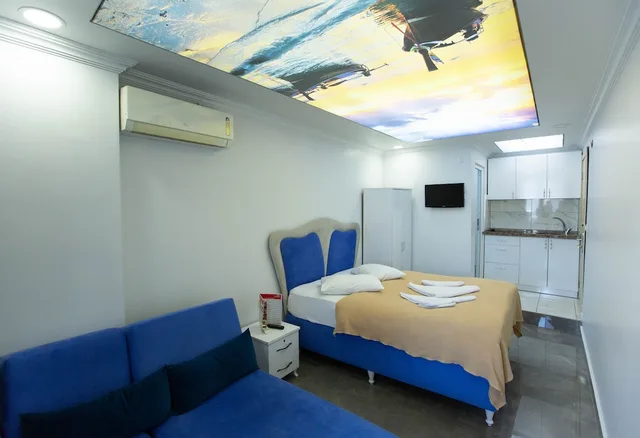 Deluxe, Suite, Double Bed, Sea View, Sofa, Amasra Ayisigi Pansiyon 5/10