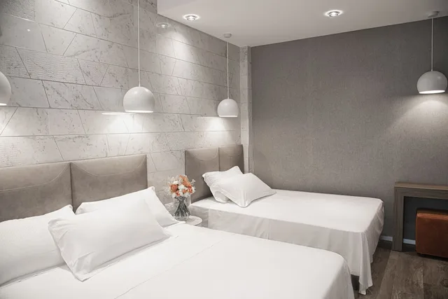 Deluxe, Quadruple, 1 Double and 1 Single Bed, Ambienthotels Panoramic 2/5