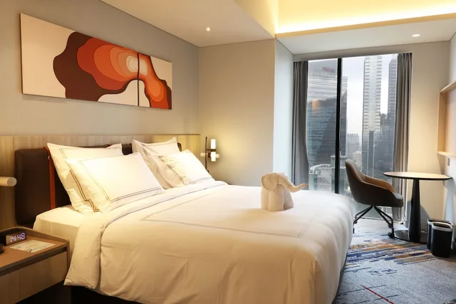 2 Bedrooms, Swiss Advantage, Apartment, 2 Double Beds, Swissotel Living Jakarta Mega Kuningan 3/6
