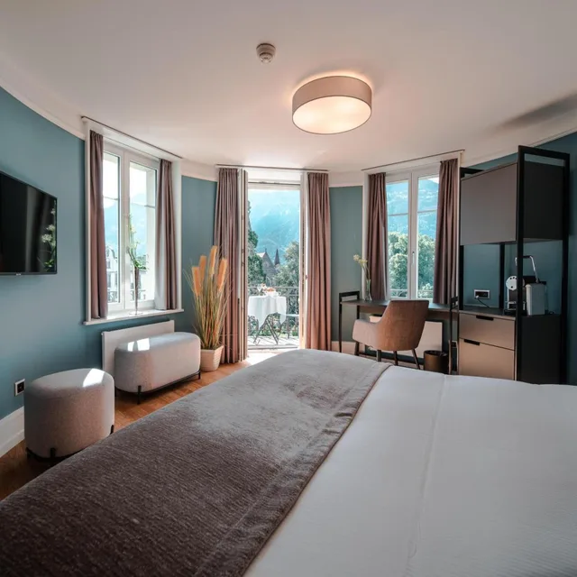 غرفة تنفيذية بسرير كينج، Hotel Royal St Georges Interlaken MGallery 4/9