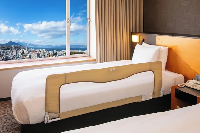 غرفة قياسية بسريرين منفصلين للمدخنين، Hotel Nikko Oita Oasis Tower 4/6