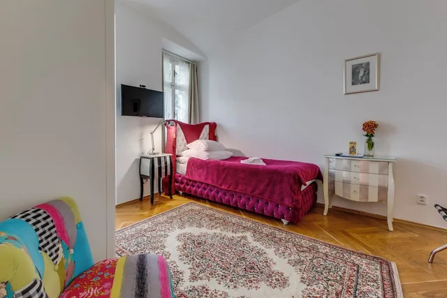 شقة عائلية بسرير مزدوج بغرفة نوم واحدة بمطبخ لذوي الإعاقة، Prague Siesta Apartments 3/10