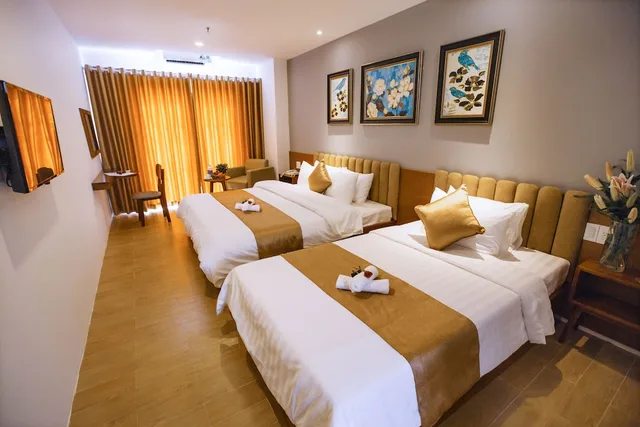 غرفة عائلية، Gardenia Hue Hotel 1/10