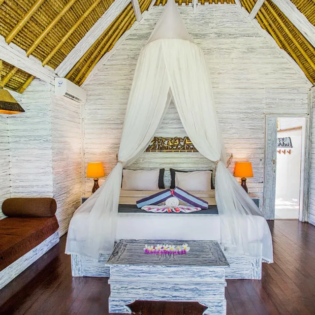 1 Bedroom, Hut, Superior, Garden View، Lembongan Bay Shore Huts 2/4