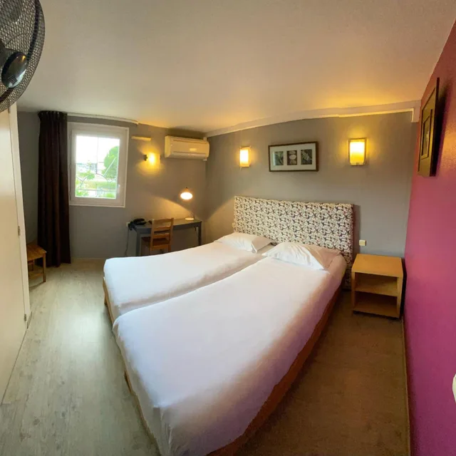 غرفة بسريرين منفصلين، LE SUD HOTEL 4/7