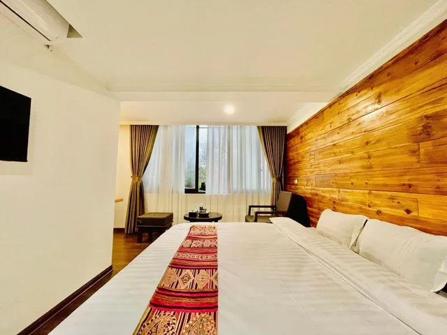 غرفة سوبيريور بسرير مزدوج بشرفة، Sapa Village Hotel 1/9