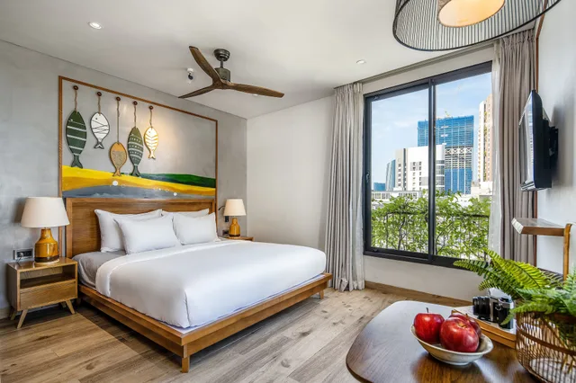 استوديو سوبيريور بسرير كينج، Seahorse Han Market Da Nang Hostel by Haviland 3/5
