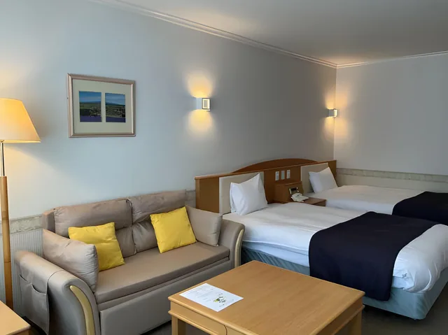 غرفة كبيرة بسريرين منفصلين، SPA & HOTEL RESORT Furano Laterre 1/1