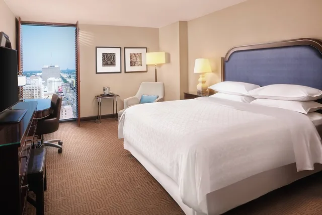 غرفة ديلوكس بسرير كينج بإطلالة على المدينة لذوي الإعاقة، Sheraton New Orleans Hotel 1/3