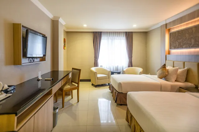غرفة عائلية بسرير مزدوج وسرير فردي، Hotel Olympic 2/2