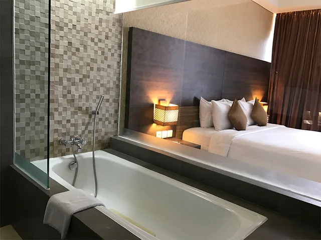 غرفة ديلوكس بسرير مزدوج، Crystal Lotus Hotel 4/6