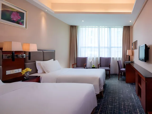 غرفة بزنس بسريرين، Sentosa Hotel Majialong Branch 1/4