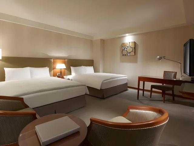 غرفة ديلوكس عائلية بسريرين مزدوجين، Taichung Harbor Hotel 2/2